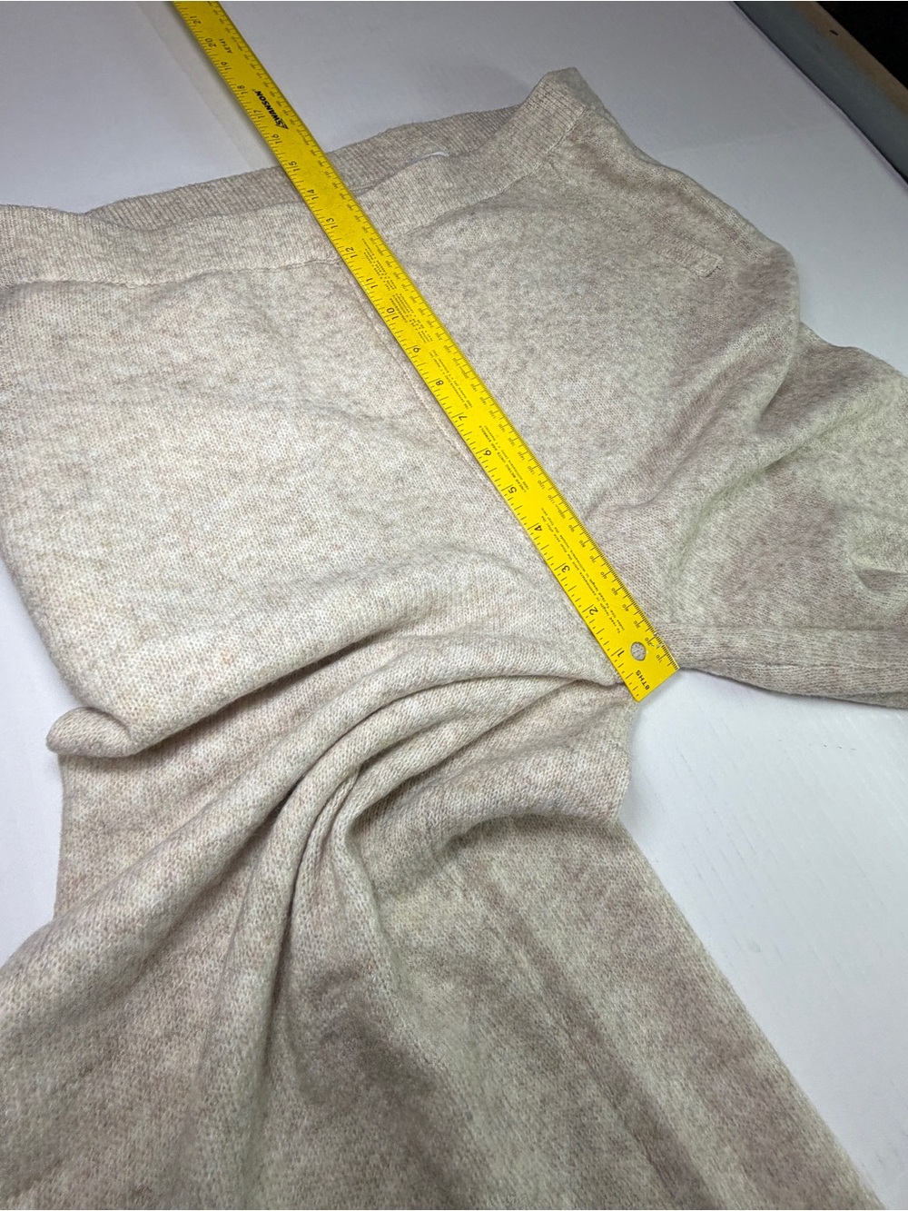 NWT Nordstrom Lounge Set XL Beige Heather 2 Piece Hoodie Pants - Picture 11 of 14